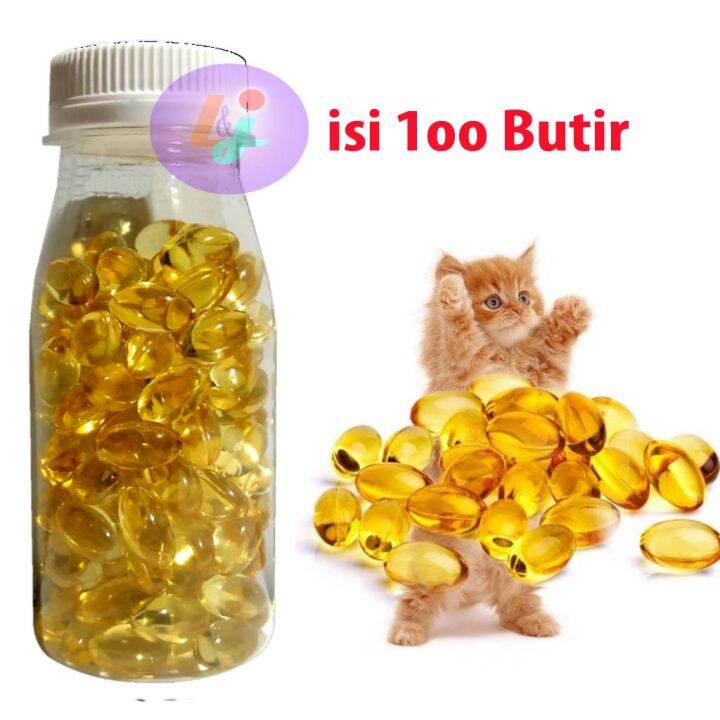 Minyak Ikan Fish Liver Oil MINYAK IKAN RISING SOFT GEL UNTUK BULU DAN
