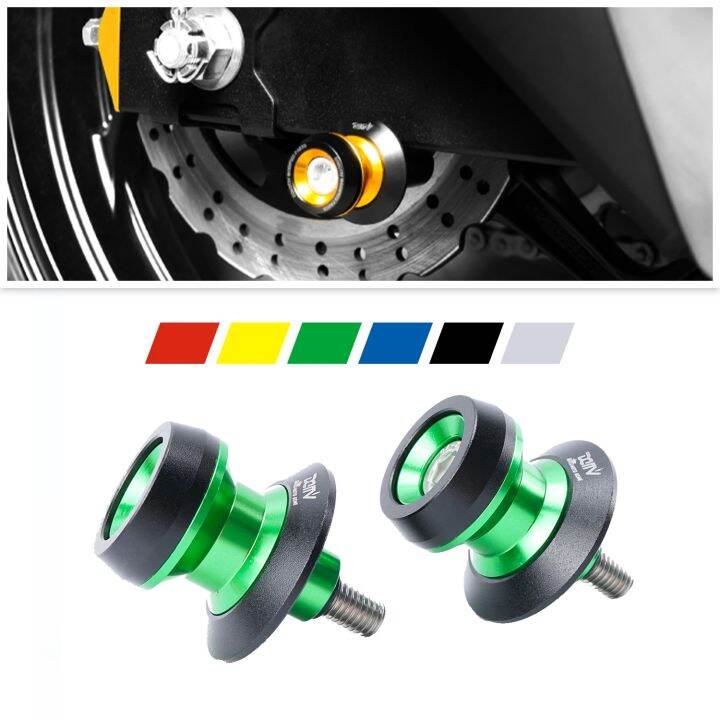 รถจักรยานยนต์ Swingarm Spools สำหรับ8Mm Kawasaki ZX6R/Ninja 636 ZX10R