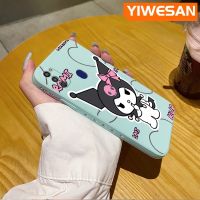 YIWESAN เคสปลอกสำหรับ Samsung M30s M21ลายการ์ตูนคุโรมิเคสโทรศัพท์ดีไซน์ใหม่บางแบบสร้างสรรค์เคสป้องกันขอบสี่เหลี่ยมเคสนิ่มเคสปลอกซิลิโคนกันกระแทก