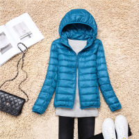 Women Down Jacket 15 Colors Plus Size 5XL 6XL 7XL  New Autumn Winter Women Ultra Lightweight Packable Hooded Down Jacket