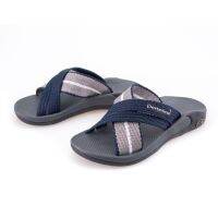 Dortmuend CC211 015-028 Navy Blue-Grey "The Orthotic Sandals" รองเท้าสุขภาพ บรรเทาอาการเจ็บจากฝ่าเท้าแบนเท้าผิดรูป ฝีกยืนได้ตรง