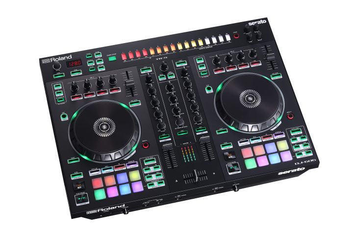 roland-ตัวควบคุมดีเจสองช่องสี่สำรับ-dj-505