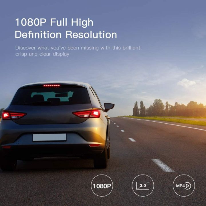 กล้องติดรถยนต์1080p-fhd-dvr-รถขับรถที่บันทึก3นิ้วหน้าจอ-lcd-170-มุมกว้าง-g-sensor-wdr-มอนิเตอร์จอดรถ-loop-rec