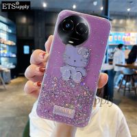 เคสโทรศัพท์ Realme 11X 5G ประกายเปลือกหอยรูปดาวคิตตี้ซิลิโคนนิ่มรูปการ์ตูนน่ารักป้องกันการหล่นฝาหลัง Realme 11 11X เคส