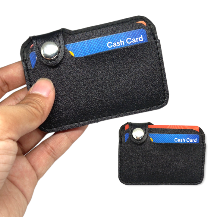 Card Wallet Holder (Leather) Design G Mini Wallet License Card ATM Card ID Card Wallet
