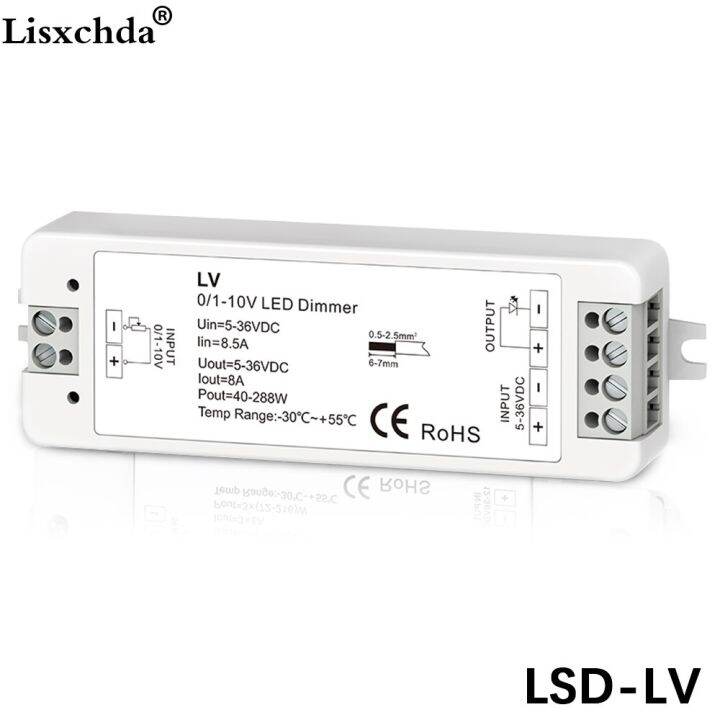 worth-buy-dc5-36v-0-1-10v-ตัวควบคุมหรี่แสงไฟ1ช่อง0-1-10v-อินพุต1ช่อง-pwm-เอาต์พุตใช้สำหรับไฟระบบ-led-ฟลูออเรสเซนต์