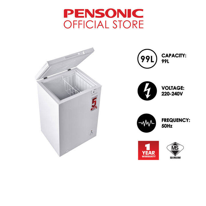 pensonic freezer 100l