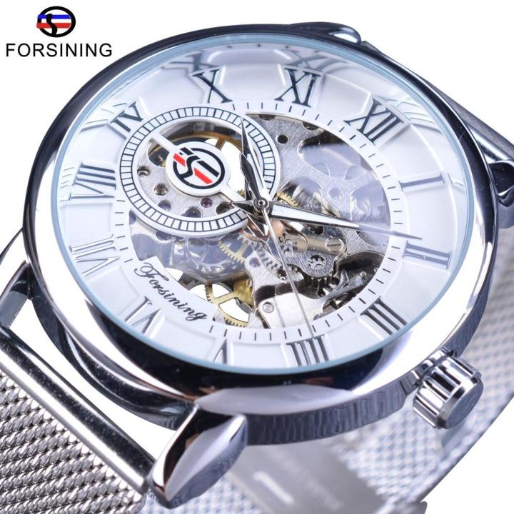 forsining-mechanical-wristwatch-for-men-silver-stainless-steel-band-fashion-retro-skeleton-clock-hook-buckle-mens-watches
