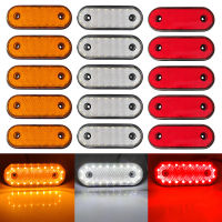 10PCS LED Side Marker Light 24V Led Rear Clearance Lamp Rv Trailer Lorry Pickup Boats Tail Lights Yellow Red for Truck