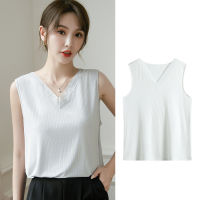 Sexy Sling Vest Womens Spring Summer Outerwear Waistcoat Half Turtleneck Modal Knitted Bottoming Shirt Inner Match Sleeveless Top