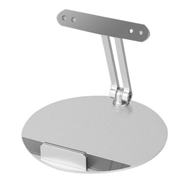 1 PCS Aluminum Desktop Stand Tablet Display Holder Adjustable Stand for Echo Show 15, with 360 Degree Rotatable Base