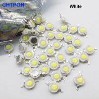 หลอดไฟไดโอดโคมไฟ LED กำลังไฟสูง1W 3W ชิป LED 110-120LM SMD 10 -1000ชิ้นสำหรับไฟสปอทไลท์ไฟดาวน์ไลท์3W-18W 10ชิ้น