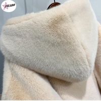 [COD] Faux Fur Coat Luxury Loose Lapel OverCoat Thick Warm Female Coats