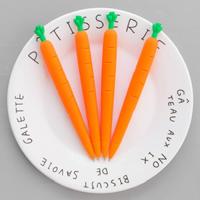 ❂✑✓ 2 pcs Silicone Carrot Vegetable Press Automatic Mechanical Pencil School Supply Student Stationery 0.5mm