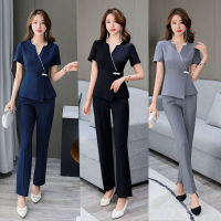 Black Beautician Overalls Working Ho Club Spa Foot Bath Slim Suit Salon Work Clothes Women Esthetician Uniform For Massage