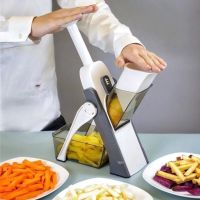 Manual Vegetable Cutter 5 In 1 Food Safe Not Hurting Your Hands Shreds Grater Lemon Slicing Slicer Gadg