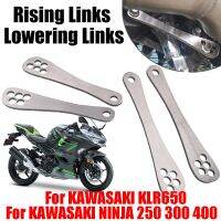 คอส☸สำหรับ KAWASAKI KLR650 KLR 650 NINJA 250 300 400 EX250 ZZR 600อุปกรณ์เสริมติดด้านหลังมอเตอร์ไซค์ระงับการเชื่อมโยงที่เพิ่มขึ้น