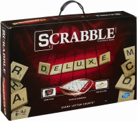 Hasbro Gaming Scrabble Deluxe Edition Game Standard Packaging
