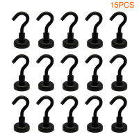 15pcs Tool Indoor Outdoor Pot Holder Refrigerator Strong Suction Seamless Wall Hanger Waterproof Key Hardware Magnetic Hooks