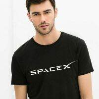 แขนสั้นโอเวอร์ไซส์เสื้อยืด พิมพ์ลายอวกาศ Elon Musk Falcon Heavy Star Ship Nasa US สําหรับผู้ชายS-4XL  B9U6