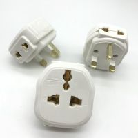 【lz】❏✕  5 pçs uk plug soquete conversor de energia girar carregador adaptador de soquete de parede divisor conversor de um a três conversão de energia