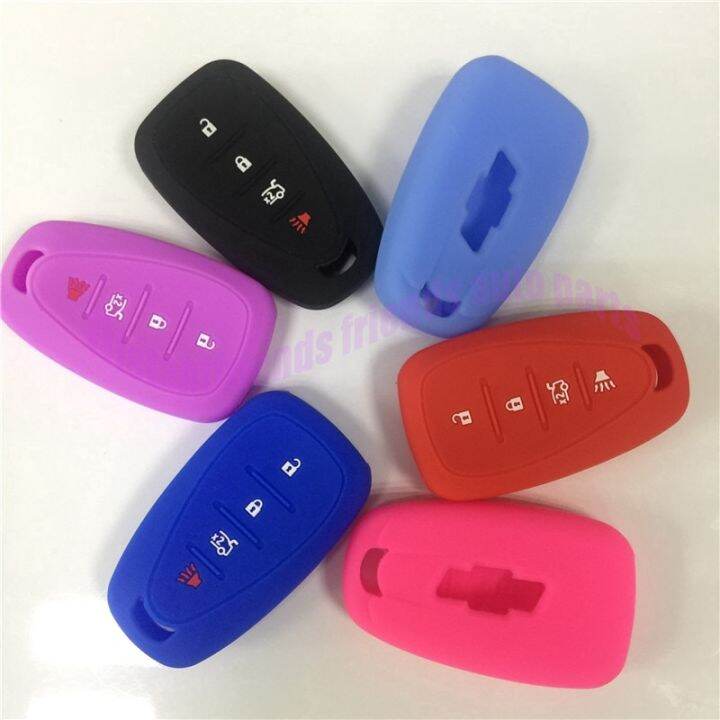 Key siliconee Rubber car key cover case For Chevrolet Malibu XL Cruze