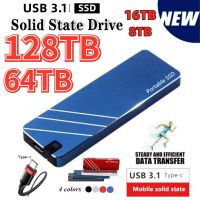 SSD แบบพกพาความเร็วสูง1TB 2TB 4TB 8TB 16TB ฮาร์ดดิสก์ USB3.1 Type-C สำหรับแล็ปท็อปของแท้ใหม่500GB