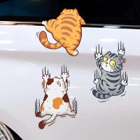 【CC】 3pcs Car Sticker Climbing Cats Styling Stickers Decoration Decals Accessories