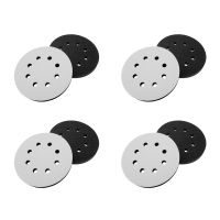 8PCS 5 Inch(125mm) 8-Hole Soft Sponge Interface Pad for Sanding Pads And Hook And Loop Sanding Discs