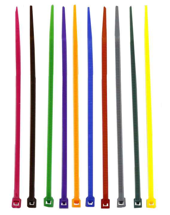 คุณภาพสูงมาตรฐาน-100-ชิ้น-3x100-มม-หลายสีนมสาย-zip-ties-self-locking-nylon-cable-tie-yrrey