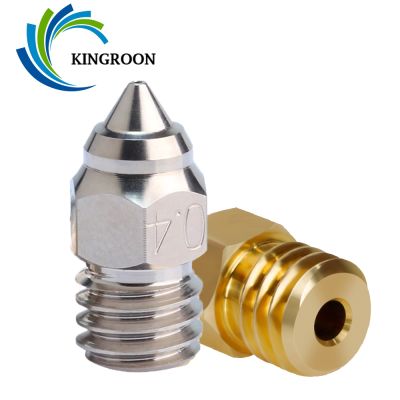 【CW】 KINGROON 2pcs CR6 0.4mm Extruder Nozzle Thread Printer 6 Ender 3 5 CR10 Hotend Part