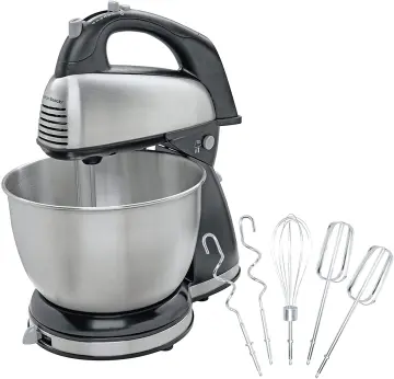 Hamilton Beach 63326 6 Speed 3.5 qt. Stand Mixer Color: Charcoal Gray/Stainless