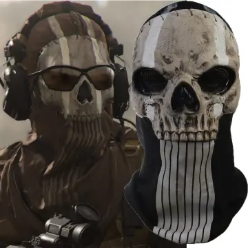 Ghost mask V2 - Operador MW2 airsoft COD Cosplay Airsoft Tactical Skull  Full Mask