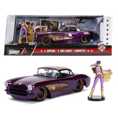 1957 Chevy Car Model With B Girls Toy 1/24 Scale Metal Alloy Diecast Classic Car Model Toy Collecection Toy For Kids Child