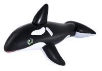 ห่วงยางปลาโลมา สีดำ  Inflatable Black Whale Pool Float By Float Me Summer