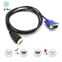 JUNRU3703 HDMI HDMI แบบพกพาเป็น VGA ฮับ USB สายออดิโอ HDMI รองรับอะแดปเตอร์ HDMI เป็น VGA แปลง HDMI เป็นสาย VGA HDMI เป็นตัวรับ VGA HDMI ตัวผู้ไปเป็น VGA ตัวผู้