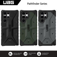 UAG เคสซีรีส์ Pathfinder สำหรับ Samsung Galaxy S22อัลตร้า/กาแลคซี S22พลัส/กาแลคซี S21อัลตร้า /Galaxy S21 Plus สีดำแข็งแกร่งน้ำหนักเบาเคสป้องกันกันกระแทกแบบบาง