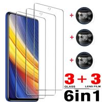 (Hulux electron) กระจกนิรภัยป้องกันหน้าจอสำหรับ Mi Poco X3 Pro NFC F3 M3 M4เลนส์ฟิล์มสำหรับ Xiaomi Redmi หมายเหตุ10 9 8 Pro 9 10S 9T 8T 9A 9C