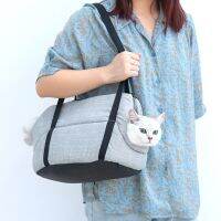 YOKEE กระเป๋า Tas Carrier สัตว์เลี้ยงแบบพกพาให้ความอบอุ่นสำหรับแมวลูกแมวกระเป๋าถือสุนัขขนาดเล็กสำหรับเดินทางแผ่นนวมแบบถอดได้กระเป๋าเป้สะพายหลังกลางแจ้ง