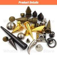 、‘】【  Spikes Rivets For Leather Punk Studs And Punk Cool Spikes For Clothes Thorns Patch DIY Crafts Leather 5Pcs-50Pcs/Sets