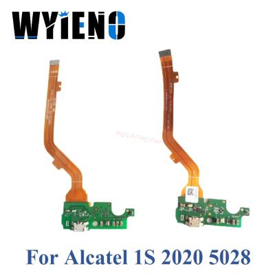 Wyieno สําหรับ Alcatel 1S 2020 5028 5028D 5028Y USB Dock พอร์ตชาร์จปลั๊กสายหลัก Flex Cable ไมโครโฟน MIC Board