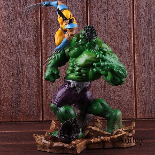 สินค้าขายดี-โมเดลฟิกเกอร์-hulk-vs-wolverine-พร้อมส่ง-ของเล่น-ของสะสม-โมเดล-kid-toy-model-figure