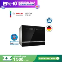 Bosch Free-standing compact dishwasher Black model SKS68BB008 (Pre-Order expect arrival 29 Apr onward)