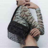 Beaded mini bag N012-33