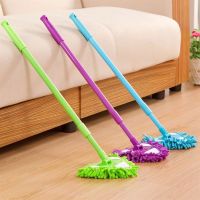 ❦■ Triangular lazy mop telescopic rod window cleaning chenille absorbent dust mini ceiling