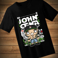 #089 เสื้อยืดลายการ์ตูน JOHN CFNA เสื้อยืดสีดำ เสื้อใส่เล่น เสื้อยืด เสื้อคอกลม ใส่สบาย เสื้อสกรีน เสื้อสั่งทำ เสื้อยืดแขนสั้น เสื้อเท่