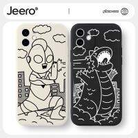 【Great. Cell phone case】[เยี่ยมมาก JEERO เคสโทรศัพท์ซิลิโคนนิ่มเคสคู่เคสโทรศัพท์สี่เหลี่ยมกันกระแทกน่ารักใช้งานได้กับ iPhone 13 12 11 Pro Max SE 2020 X XR XS 8 7 Ip 6S 6 Plus HFF425