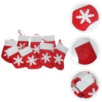 Tableware Xmas Christmas Bag Cover Decorations Gift Pendant Cutlery Holders Table Dinner Socks Design Sock Packing Accessory