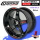 ล้อแม็กขอบ 18x9.5 ET+12, 18x10.5 ET+8 5รูx114.3 ยี่ห้อ Cosmis รุ่น TYPE-GV.2 สีดำเงา 🔥(ราคาต่อ1วง)🔥 ❗🚗ขายยก4วง❗ รับประกันโครงสร้างล้อแม็ก6ปี