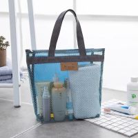 Kids Toys Beach Bag Mom Baby Handbag Dry Wet Separation Swimming Mesh Large Beach Bag for Towels Makeup Bags Sports Fitness Bags